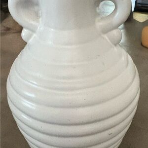 White Textured Vase
